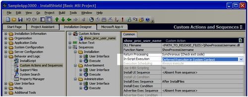 How to Pass Command Line Arguments to MSI Installer Custom Actions