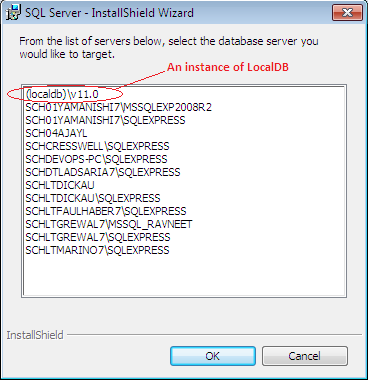 do i need microsoft sql server 2014 express localdb