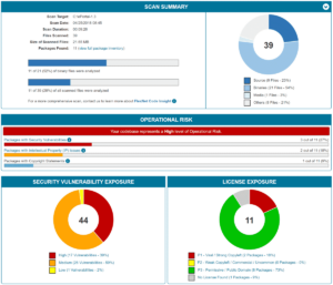 Open Source Scanning Software - Security Analysis Tool (OSS)