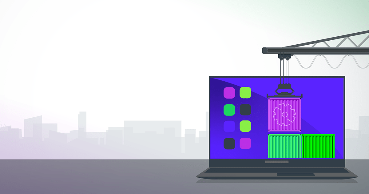 Image: Use of containers in modern application development