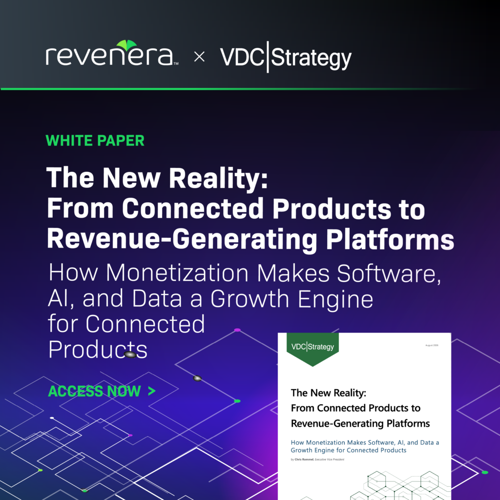Promo image for the VDC Strategy white paper detailing servitization trends and best practices for manufacturers.